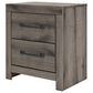 Ashley Graystorm 2-Drawer Nightstand in Weathered Gray, , large