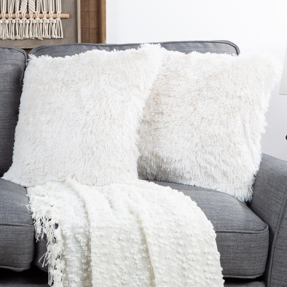 Timberlake Hastings Home Pillow in White &#40;Set of 2&#41;, , large