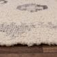RIZZY Nova 8" x 10" Southwestern Silver and Ivory Area Rug, , large