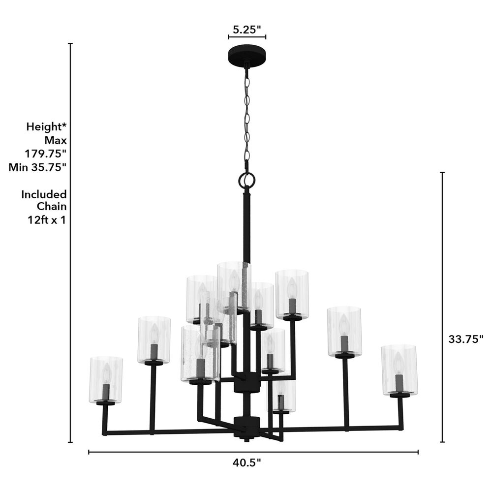 Hunter Kerrison 12-Light Chandelier in Natural Iron, , large