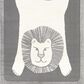 Balta Rugs Leone Lion 4"4" x 6" Grey Kids Area Rug, , large
