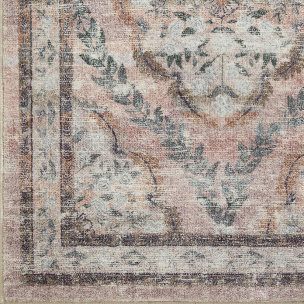 Loloi Courtyard 5&#39; x 7&#39;6&quot; Chateau Blush Area Rug, , large