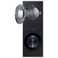 Samsung Bespoke 4.6 Cu. Ft. Washer and 7.6 Cu. Ft. Gas Dryer Stack Laundry in Brushed Black, , large