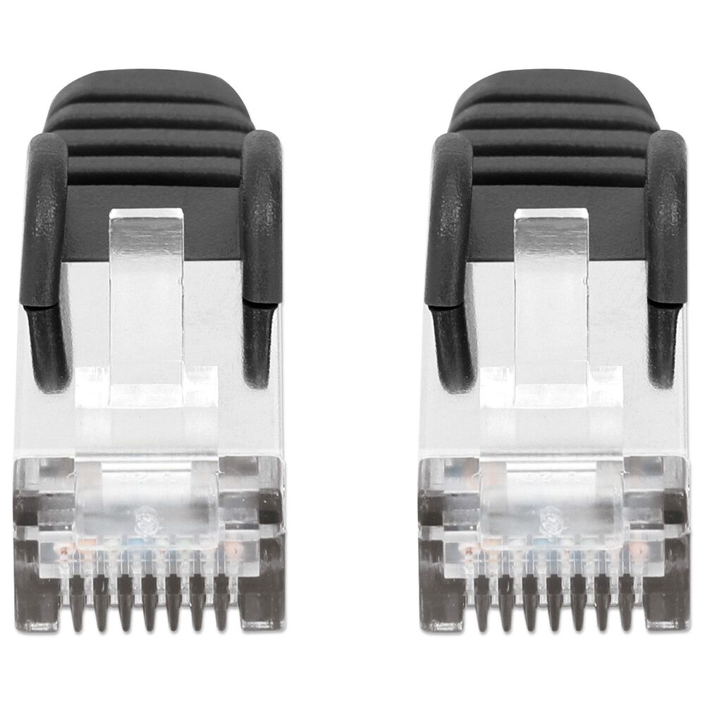 Manhattan Cat8.1 3' Stranded U/FTP Slim Network Patch Cable in Black (Set of 10), , large