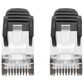 Manhattan Cat8.1 3" Stranded U/FTP Slim Network Patch Cable in Black (Set of 10), , large
