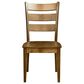 Fleming Furniture Co. Christopher 6-Piece Rectangular Dining Set with Wood and Fabric Side Chairs in Pecan, , large