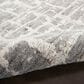 Nourison Luna 2" x 3" Grey and Silver Area Rug, , large