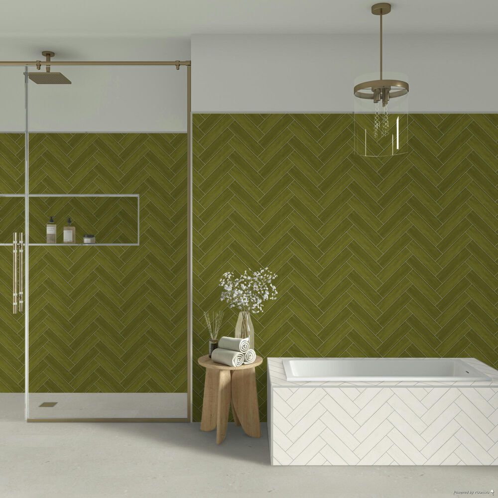 Dal-Tile Artcrafted Fern 3" x 12" Ceramic Tile, , large