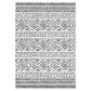 Safavieh Tulum TUL267 5"3" x 7"6" Ivory and Black Area Rug, , large