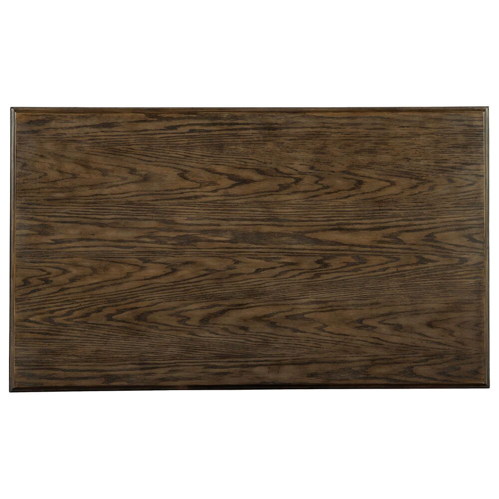 Hekman Wexford Rectangular Coffee Table in Brown and Antique Pewter, , large