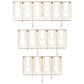 Maple and Jade Metal Glam Wall Hook in Gold (Set of 3), , large