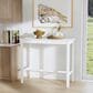 Linon Home Decor Claridge Bar Height Pub Table in Bright White - Table Only, , large