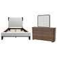 Riverside Furniture Delia 3-Piece Queen Panel Bedroom Set in Nouveau Walnut, , large