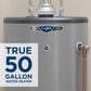 GE Appliances RealMAX Choice 50-Gallon Tall Liquid Propane Atmospheric Water Heater in Gray, , large