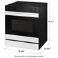 Samsung Bespoke Bespoke 6.3 Cu. Ft. Smart Slide-In Electric Smart Range with 5 Elements in White Glass, , large