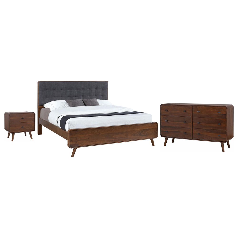 Pacific Landing Robyn King Bed with Dresser and Nightstand, , large
