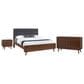 Pacific Landing Robyn King Bed with Dresser and Nightstand, , large