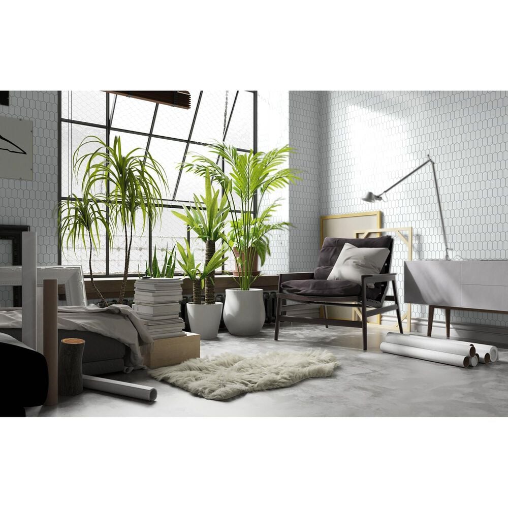 Emser Omni White 10&quot; x 12&quot; Porcelain Mosaic Sheet, , large