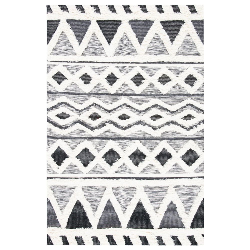 Safavieh Natura NAT685A 3" x 5" Ivory and Black Area Rug, , large