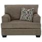 Ashley Stonemeade Chair and a Half with Ottoman in Nutmeg, , large