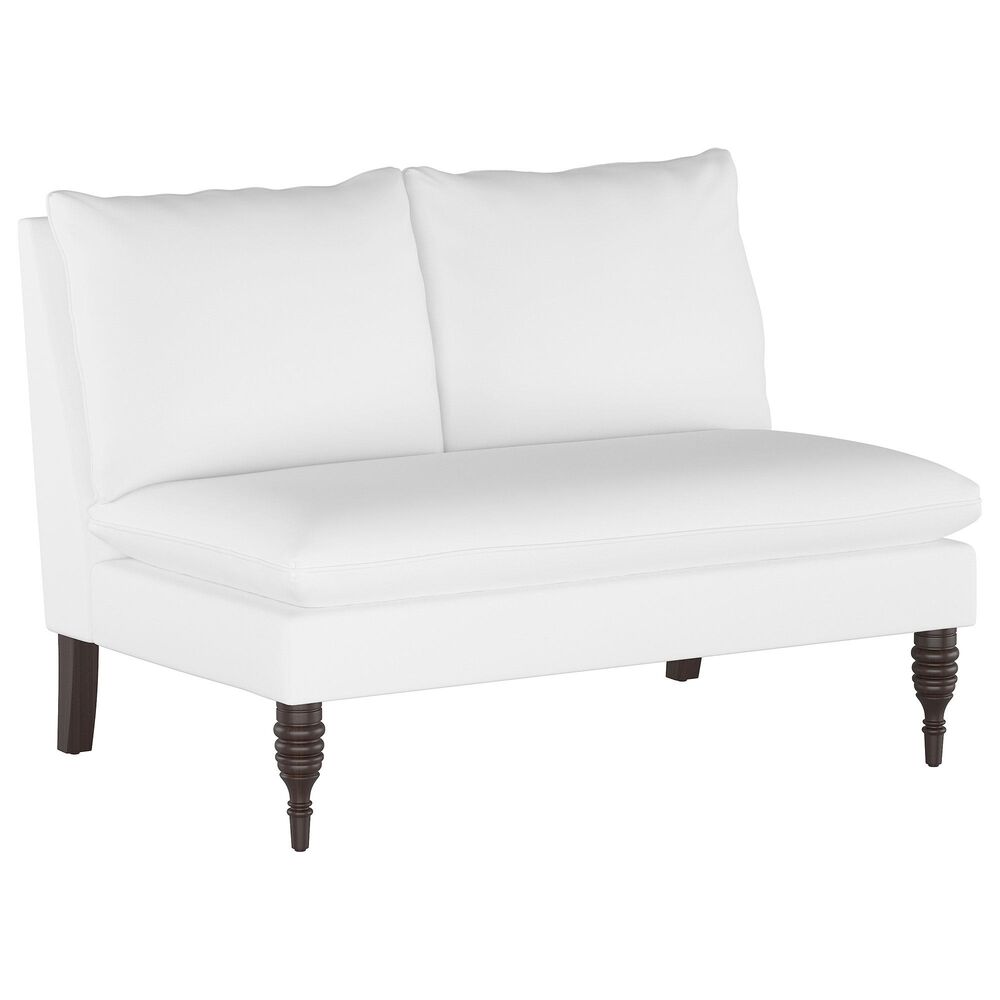 Skyline Furniture Upholstered Loveseat in Twill White, , large