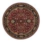 Surya Caesar CAE-1031 4" Round Burgundy, Black and Khaki Area Rug, , large