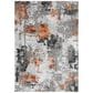 Safavieh Craft CFT820P 5"3" x 7"6" Grey and Orange Area Rug, , large