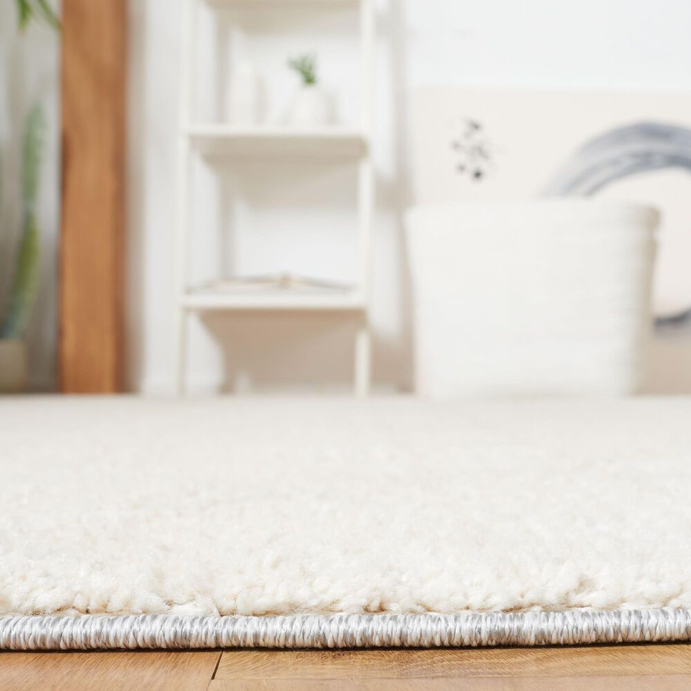 Safavieh Martha Stewart Lucia Shag MSR0727F 4&#39; x 6&#39; Light Grey and White Area Rug, , large