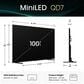 Hisense 100" Class QD7 Series QLED 4K in Black - Smart Fire TV, , large