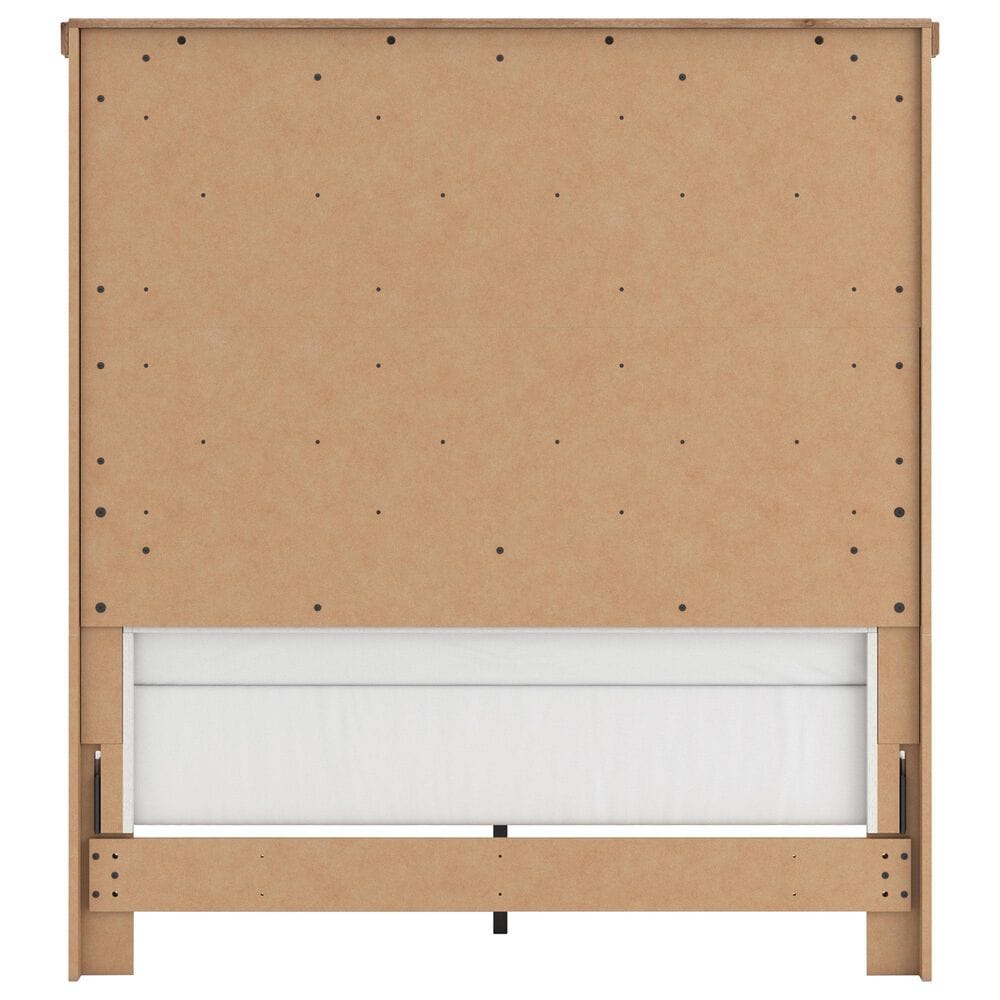 Ashley Savonport Modern Farmhouse Full Panel Bed in White and Brown, , large