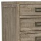 Bernhardt Highland Park Shaw 3-Drawer Nightstand in Morel and Glazed Silver, , large