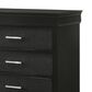 Crown Mark Amalia 5-Drawer Chest in Black, , large