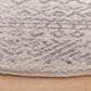 Safavieh Tulum Transitional 3" Round Ivory and Grey Area Rug, , large