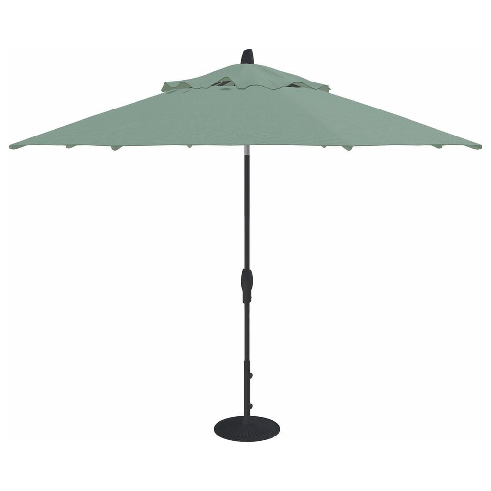 Garden Party Market 11" Octagon Auto Tilt Umbrella with Black Base in Spa, , large