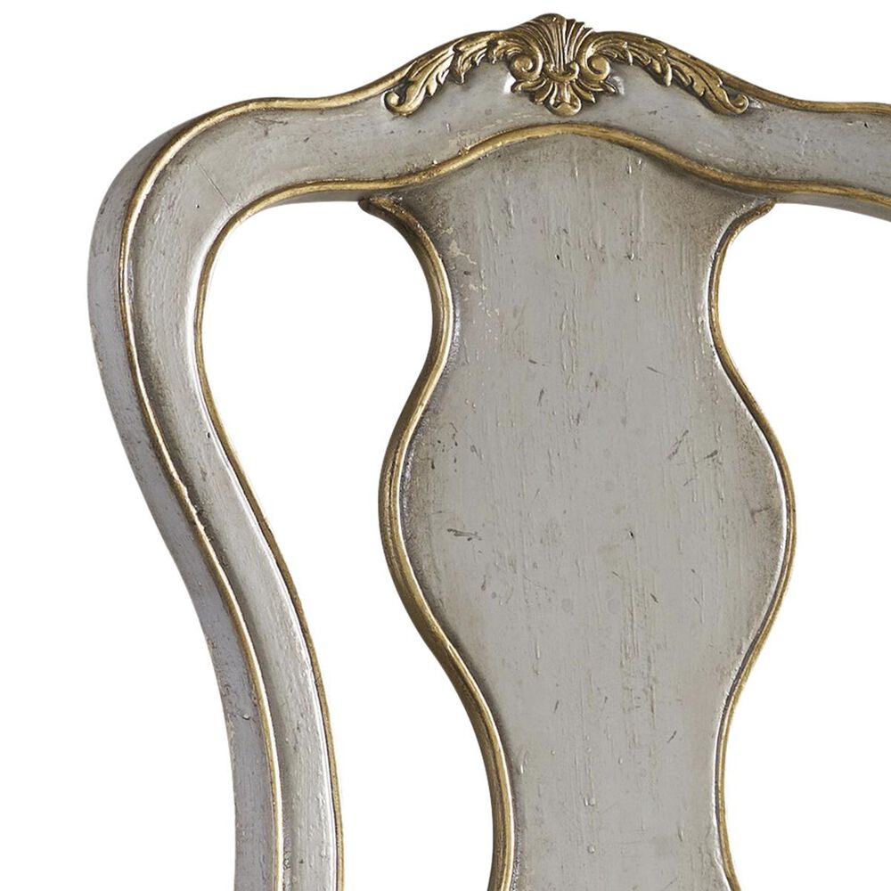 Hooker Furniture Palisade Desk Chair with Linen Natural Seat in Gray, , large