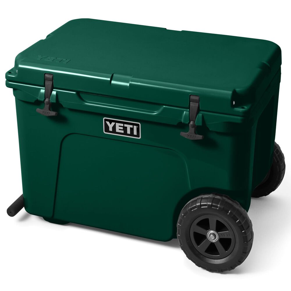 YETI Tundra Haul Wheeled Cooler in Black Forest Green, , large