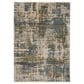 Oriental Weavers Hayden 7"10" x 10"10" Blue and Gold Area Rug, , large