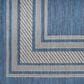 Nourison Horizon HOZ03 Denim 2" x 6" Indoor/Outdoor Runner, , large