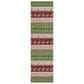 Dalyn Rug Company Wonderland WN26 2"3" x 7"6" Green Indoor/Outdoor Runner, , large
