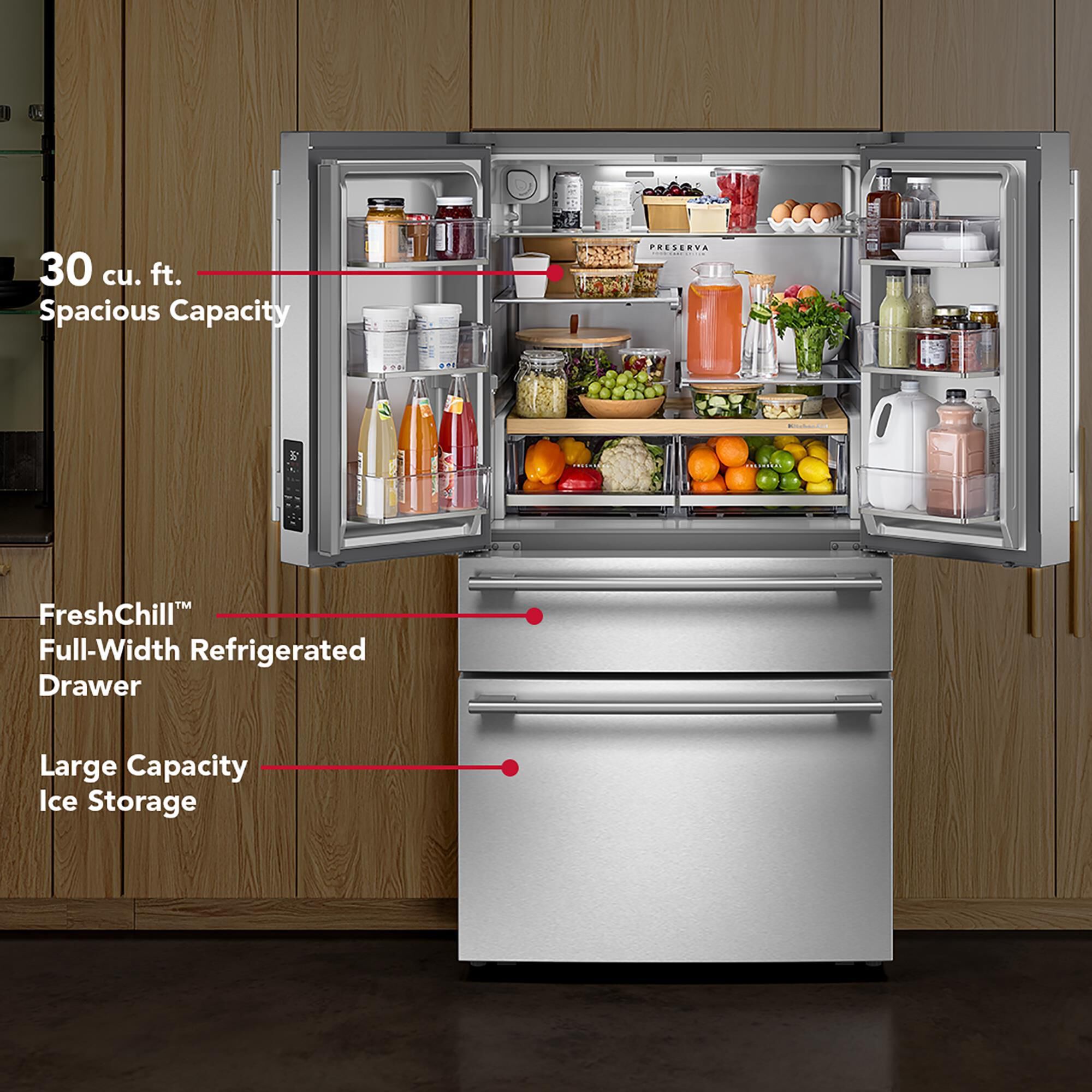 KitchenAid 30 Cu. Ft. French Door Refrigerator with FreshChill