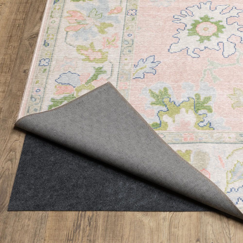 ROW by Oriental Weavers Addison Pink and Green 3'3" x 5' Area Rug, , large