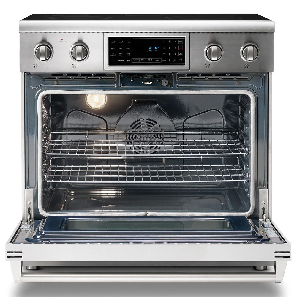Thor Kitchen 36&quot; Professional Electric Range with Storage Drawer in Stainless Steel, , large