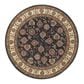 Oriental Weavers Ariana 117D 8" Round Espresso Area Rug, , large