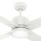Hunter Axial 52" Ceiling Fan with LED in Fresh White, , large