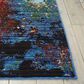 Nourison Chroma CRM02 9"9" x 12"8" Red Flare Area Rug, , large