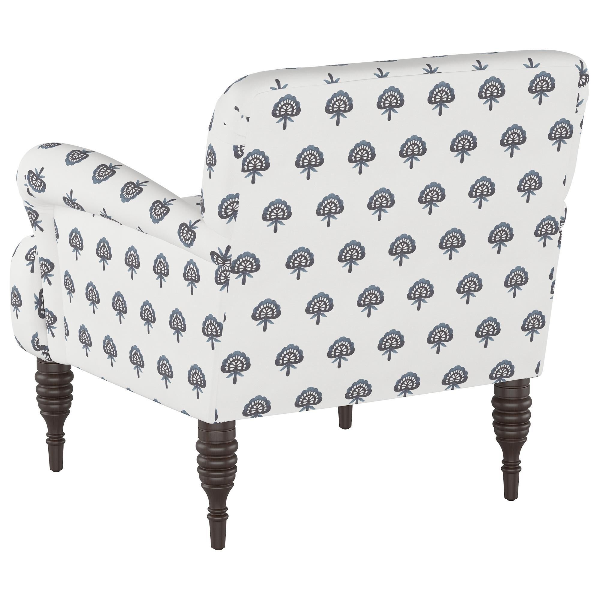 Clara navy hotsell accent chair