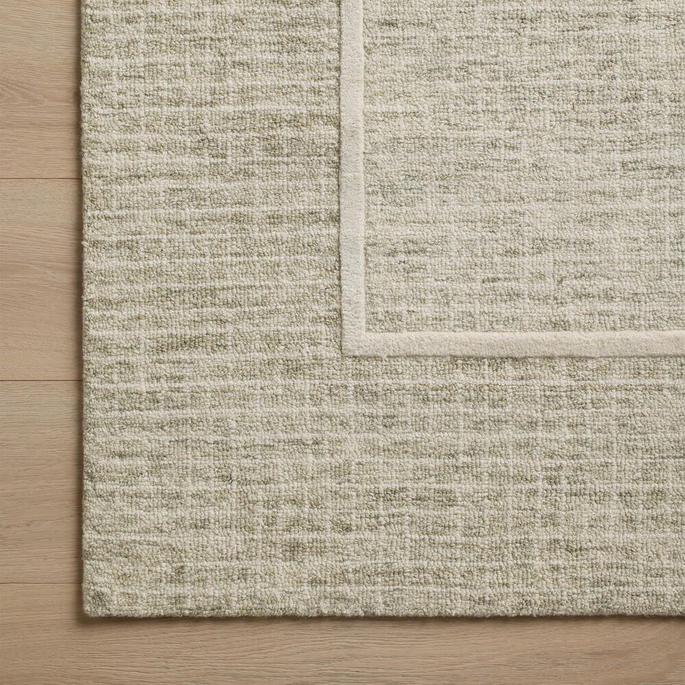 Chris Loves Julia x Loloi Briggs 2&#39;3&quot; x 3&#39;9&quot; Sage and Ivory Area Rug, , large