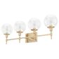 Hunter Xidane 4-Light Vanity in Alturas Gold, , large