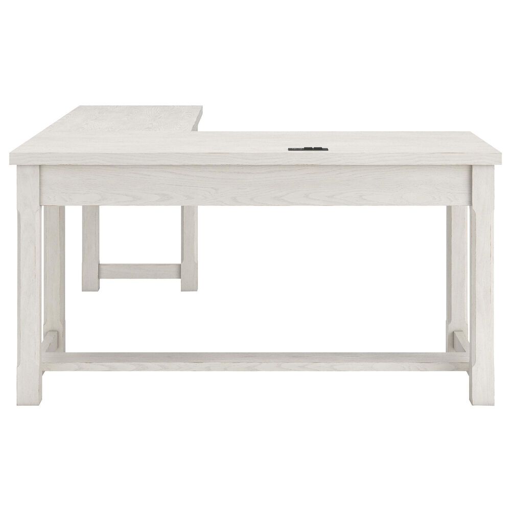 Ashley Robbinsdale 3-Piece L-Shape Desk and Chair Set in Antique White, , large
