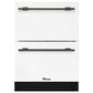 True Residential 5.4 Cu. Ft. Undercounter Double-Drawer Refrigerator with Pewter Handle in Matte White, , large